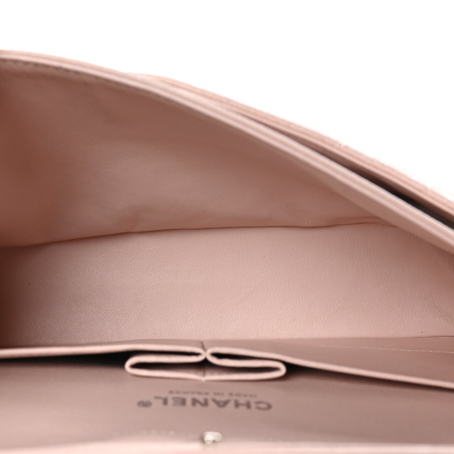 Caviar Quilted Medium Double Flap Light Pink