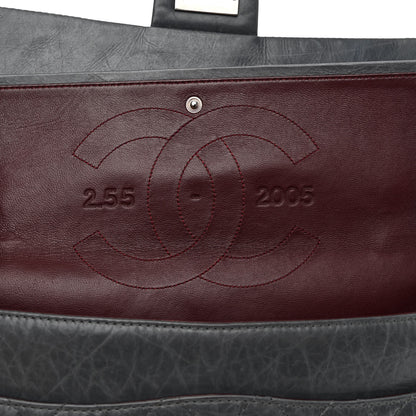 Chanel Aged Calfskin Quilted 50th Anniversary 2.55 Reissue 227 Flap Grey 12 of 12
