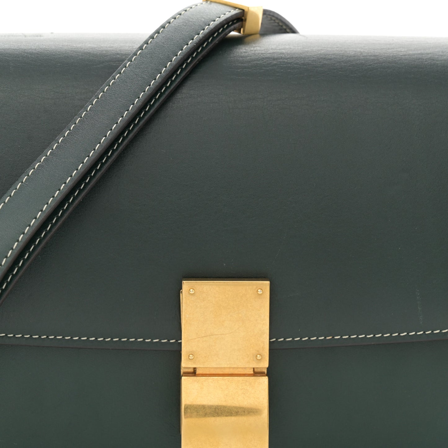 Box Calfskin Medium Classic Box Flap Bag Amazone