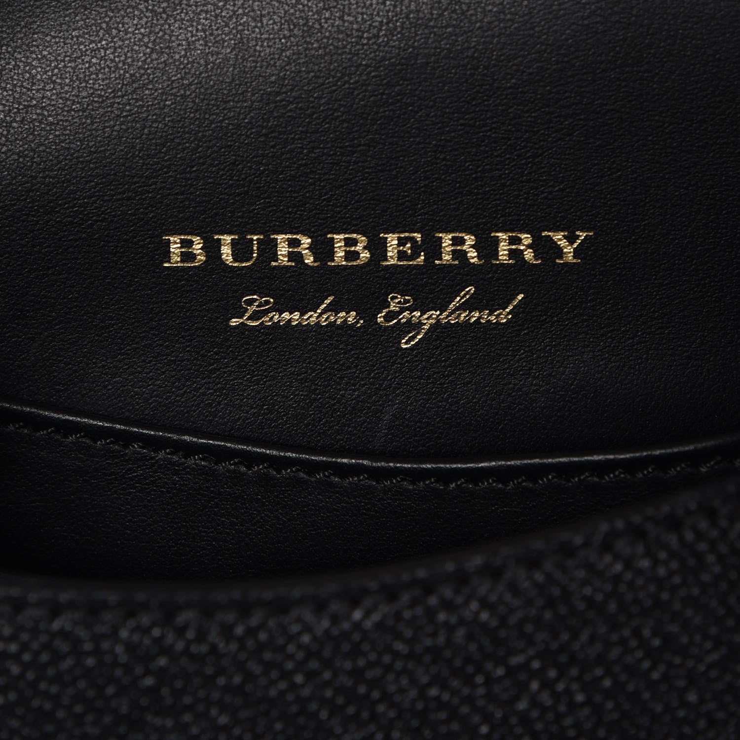 Burberry Soft Grain Calfskin Mini Buckle Phone Bag Black 6 of 6