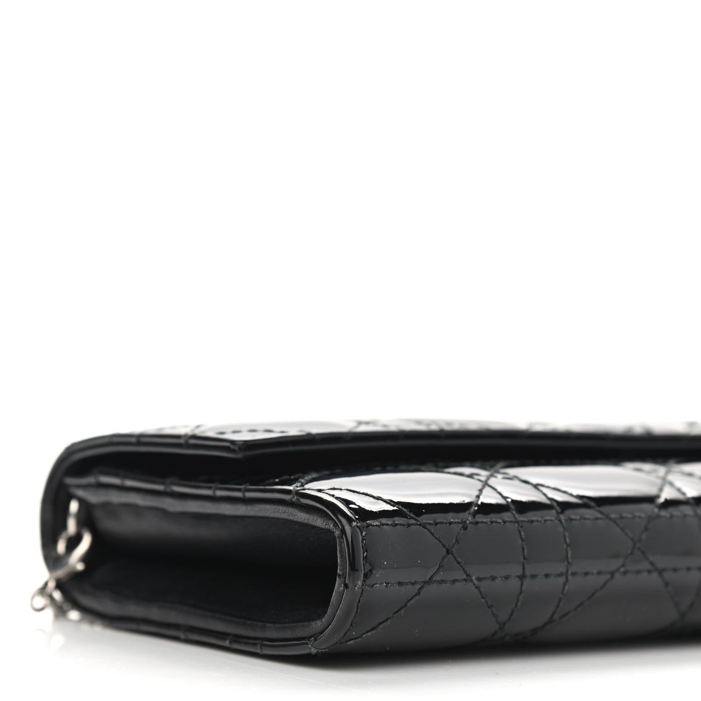 Patent Cannage Rendez-vous Chain Wallet Black