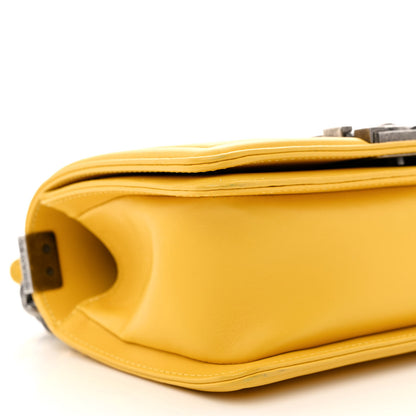 Chanel Galuchat Stingray Small Boy Flap Yellow 9 of 10