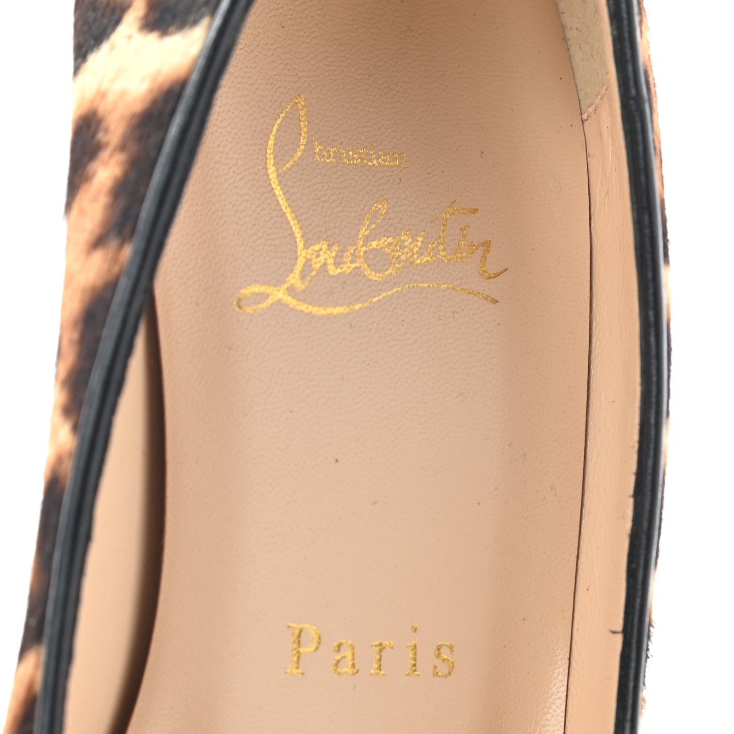 Pony Hair Melissa Wedges 37.5 Leopard