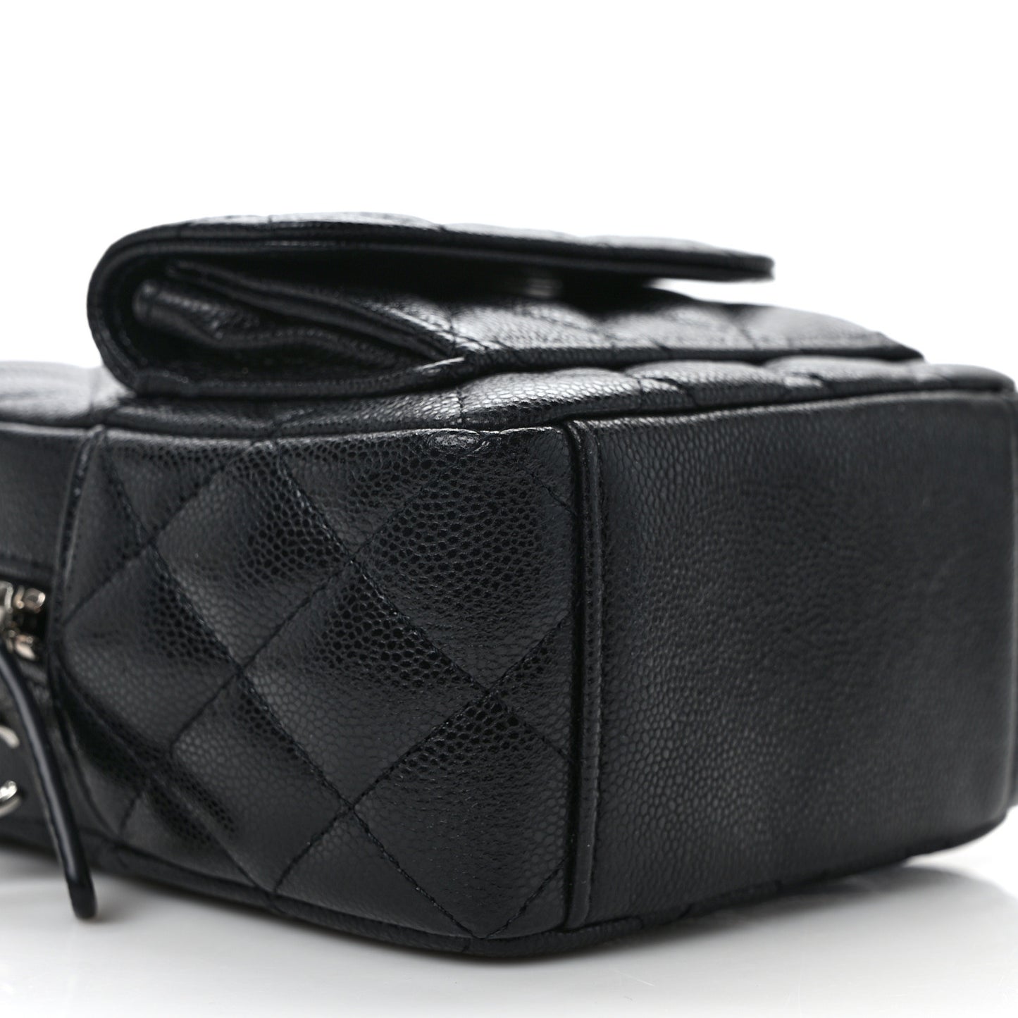 Caviar Quilted CC Mini Classic Backpack Black