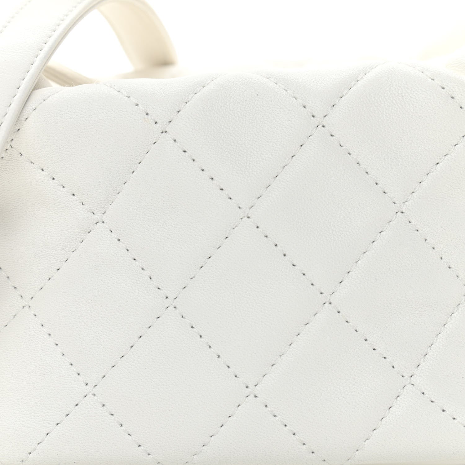 Chanel Lambskin Quilted Small Perfect Meeting Hobo White 11 of 12