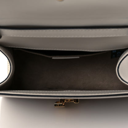 Gucci Calfskin Mini Sylvie Top Handle Bag White 5 of 13