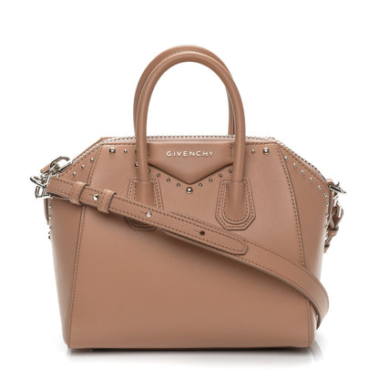 Givenchy Smooth Calfskin Mini Studded Antigona Old Pink 1 of 7