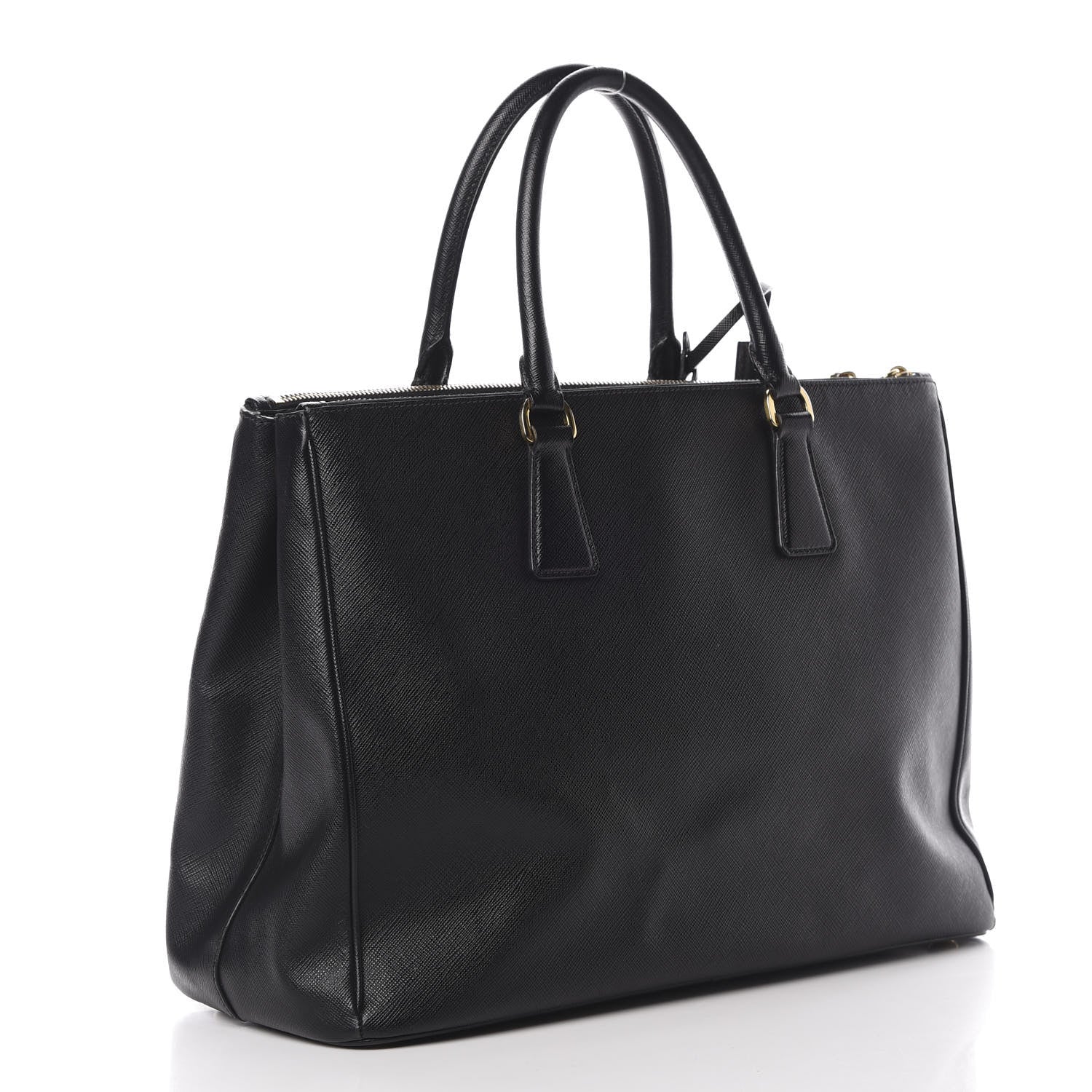 Prada Saffiano Medium Galleria Double Zip Tote Black 3 of 21