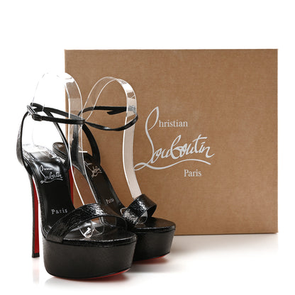 Christian Louboutin Specchio Star Loubi Queen Alta 150 Platform Sandals 36 Black 9 of 9