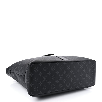 Louis Vuitton Monogram Eclipse Saumur Tote Black 3 of 9