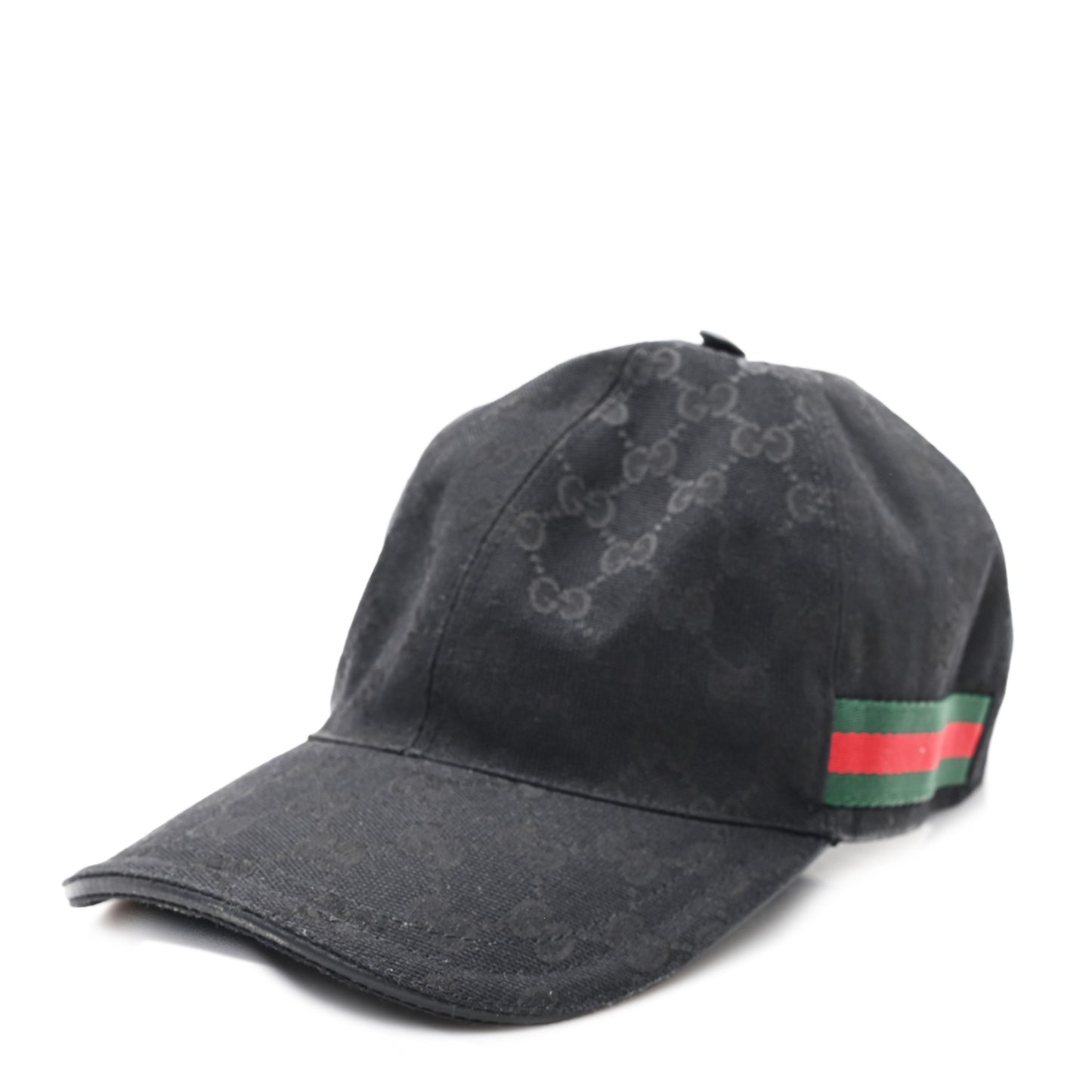 Monogram Web Baseball Hat L Black