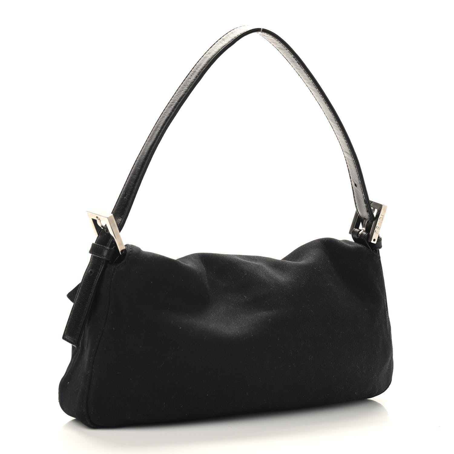 Fendi Canvas Baguette Black 3 of 9