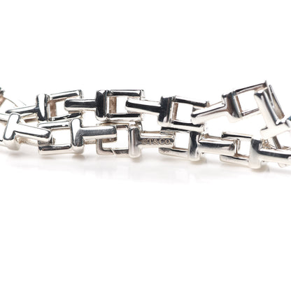Tiffany Sterling Silver T Chain Bracelet 5 of 7