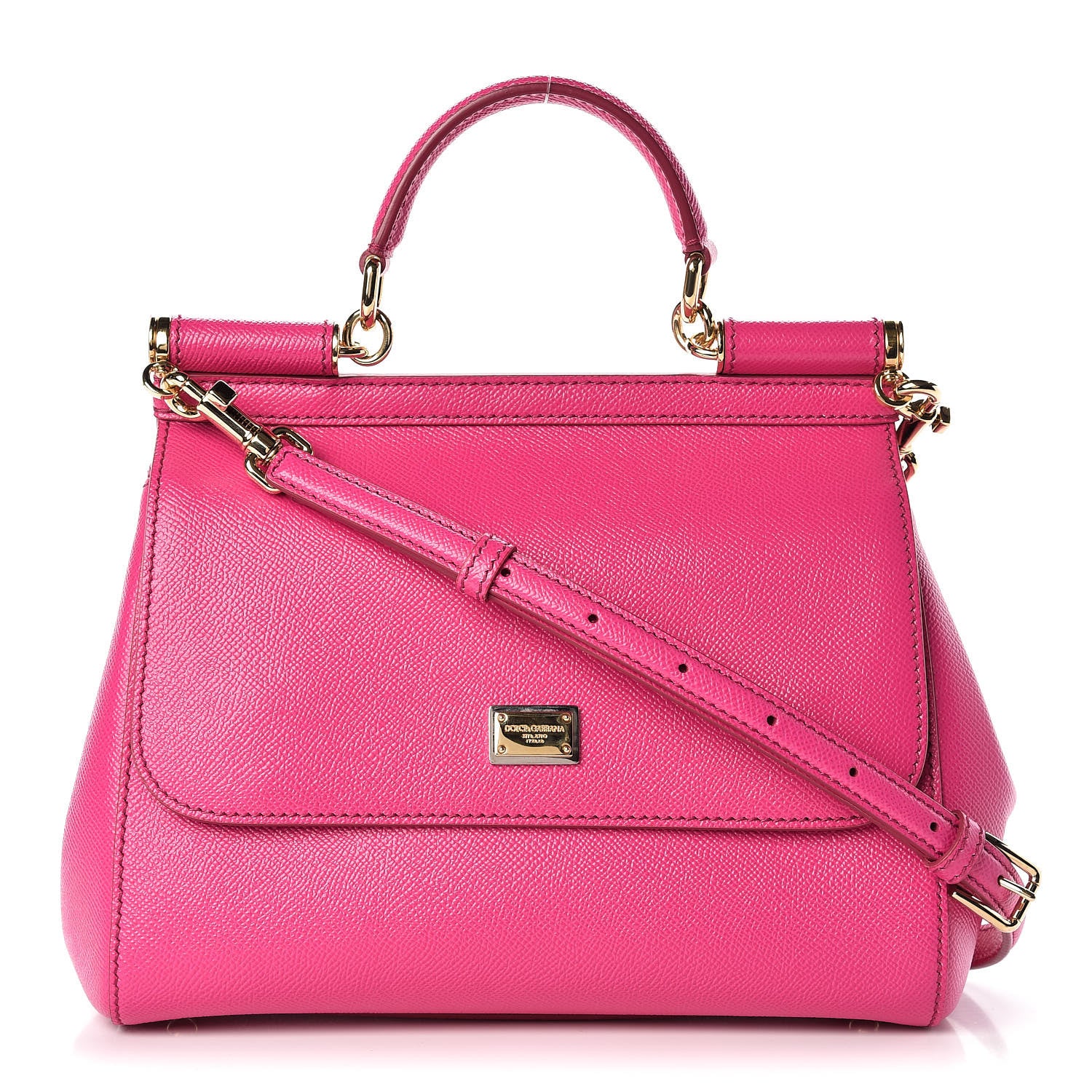 Dolce & Gabbana Dauphine Medium Miss Sicily Satchel Pink 1 of 10