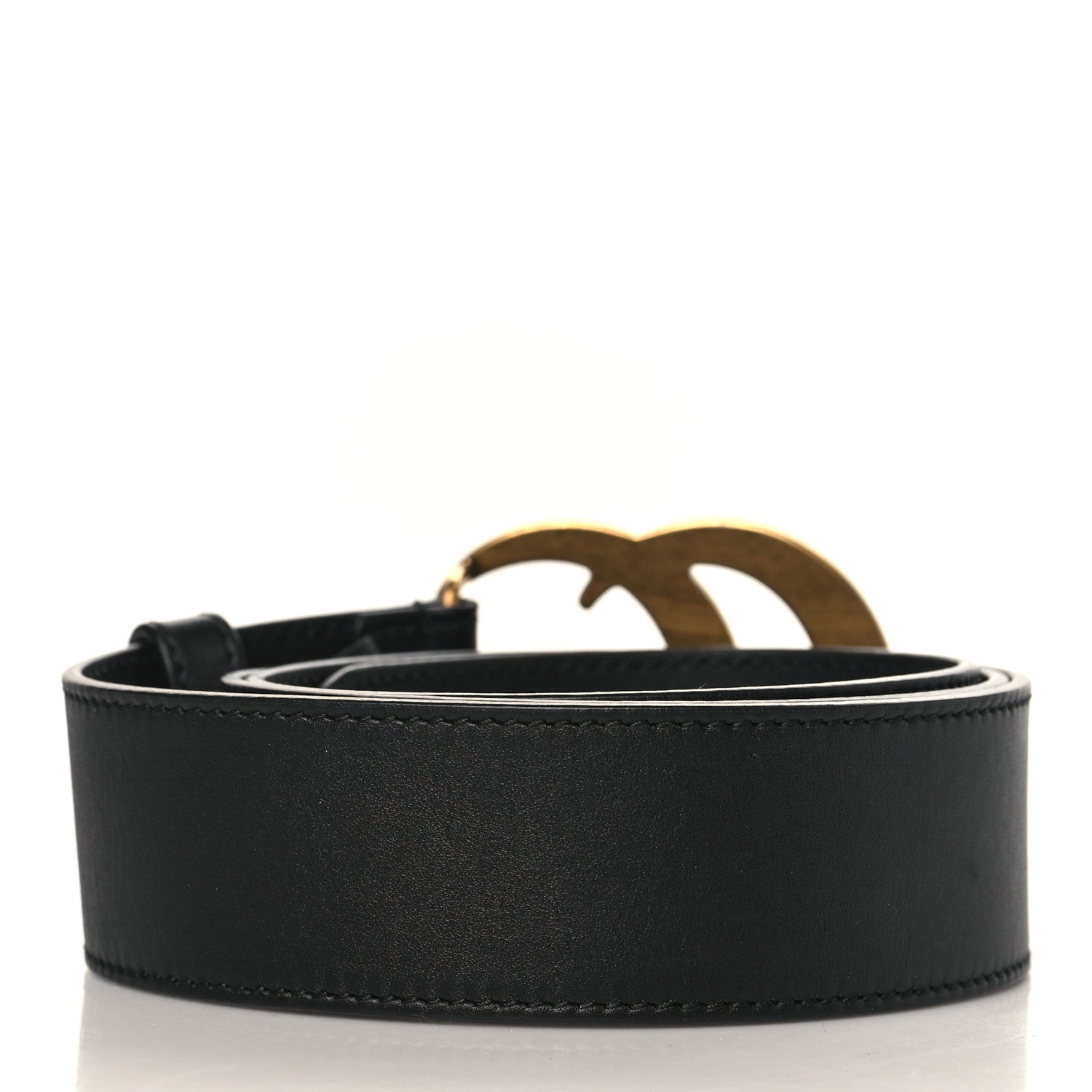 Gucci Calfskin Double G 40mm Belt 90 36 Black 3 of 5