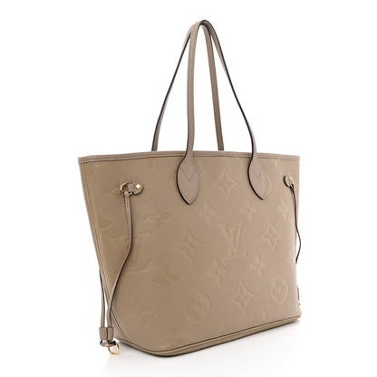 Louis Vuitton Empreinte Monogram Giant Neverfull MM Tourterelle 4 of 12