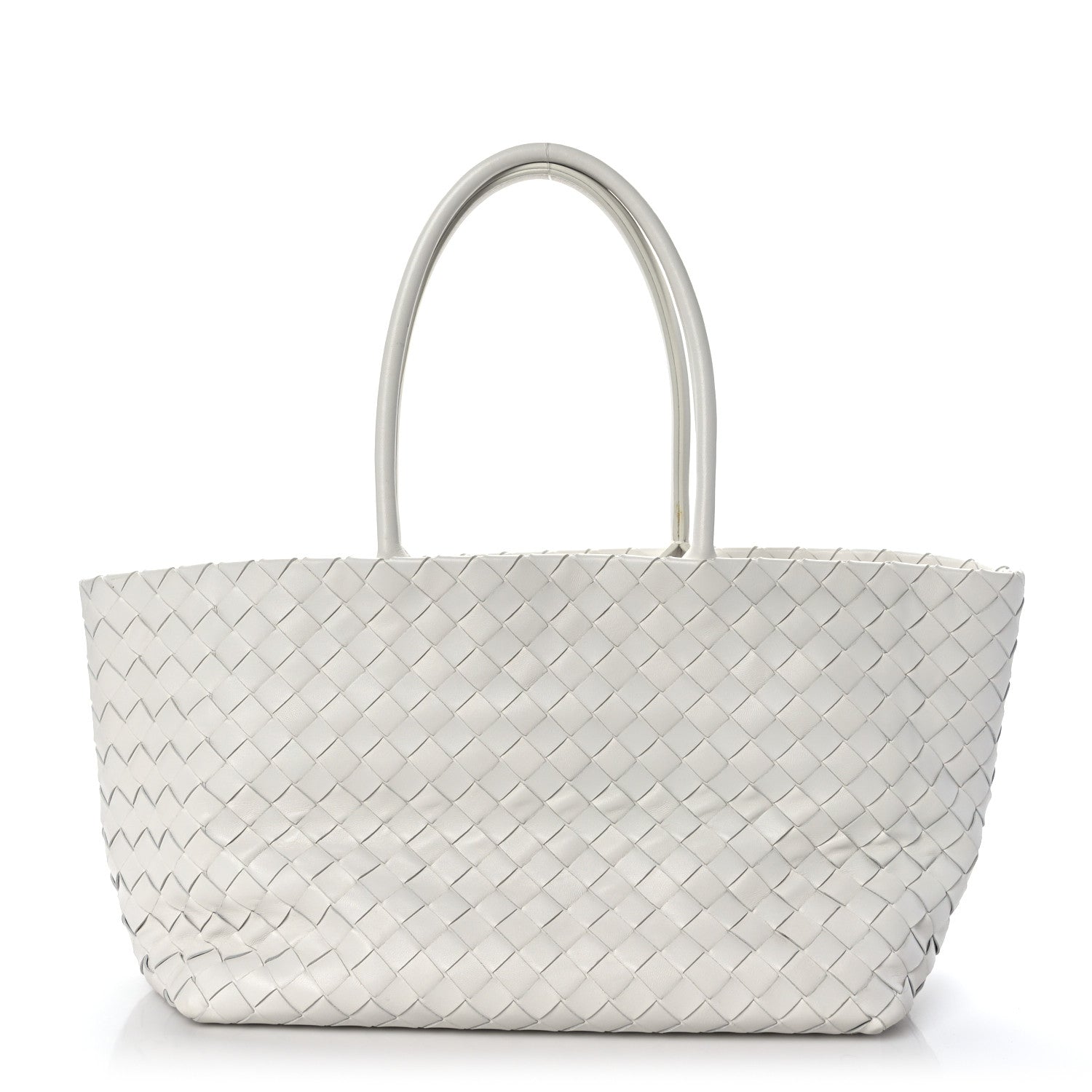 Bottega Veneta Nappa Intrecciato Tote Bag White 1 of 8