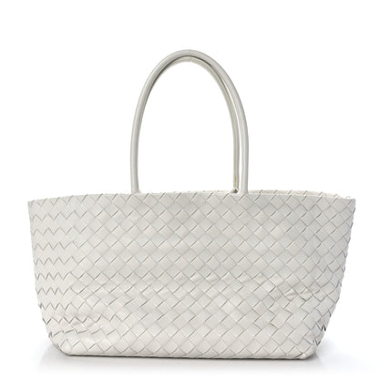 Bottega Veneta Nappa Intrecciato Tote Bag White 1 of 8
