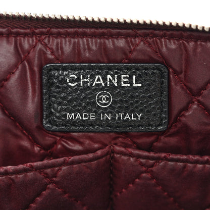 Chanel Lambskin Quilted Cosmetic Case Black 6 of 12