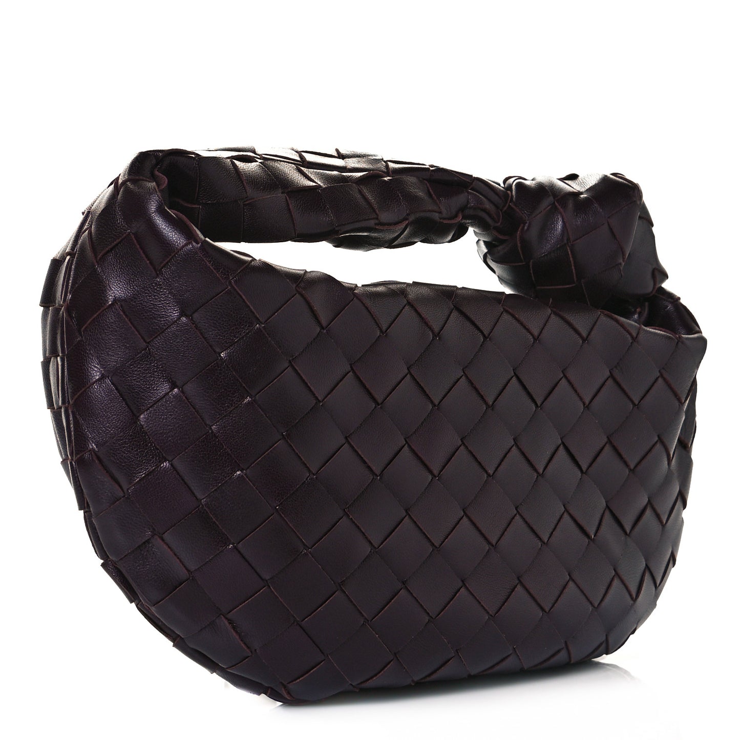 Nappa Intrecciato Mini Jodie Grape