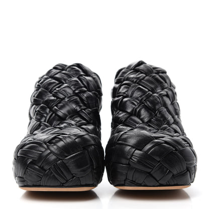Bottega Veneta Shiny Nappa Intrecciato The Bold 105 Mules 38 Black 2 of 7