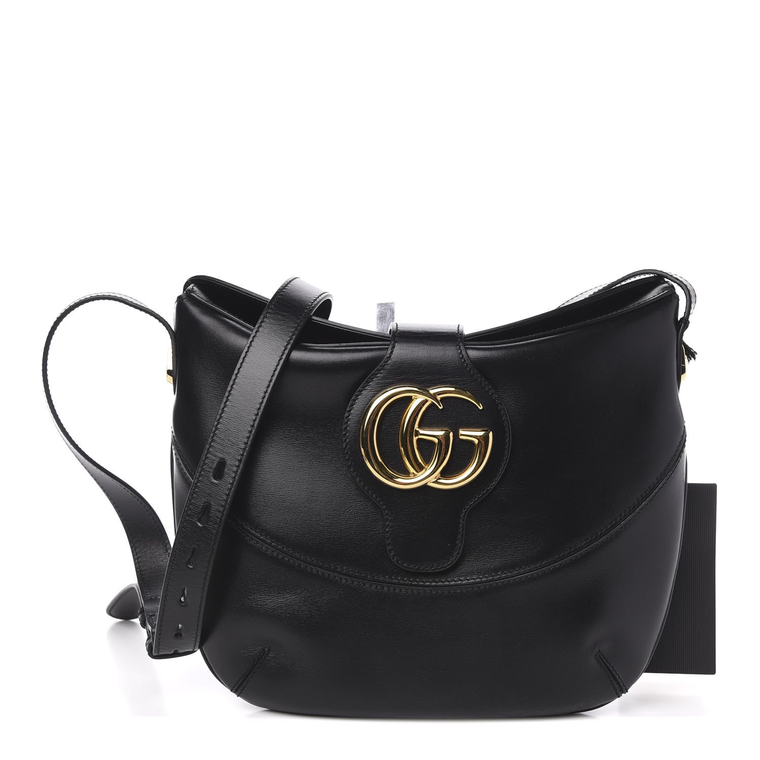 Gucci Calfskin Medium Arli Shoulder Bag Black 1 of 10