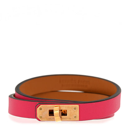 Hermes Swift Kelly Double Tour Bracelet T2 Rose Mexico 1 of 7