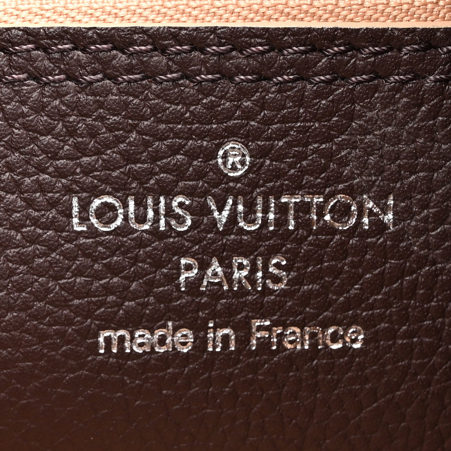 Louis Vuitton Mahina Carmel Hobo Chocolate 6 of 17