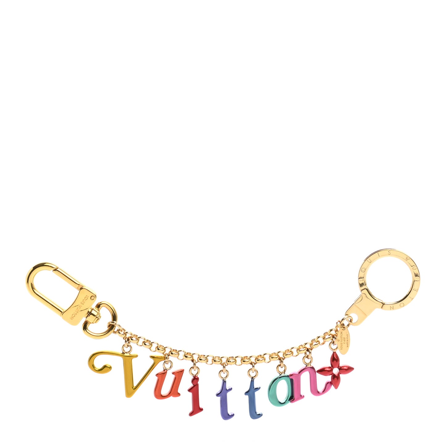New Wave Key Chain Bag Charm Multicolor