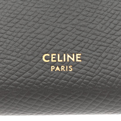 Celine Grained Calfskin Medium Multifunction Strap Wallet Grey Vintage Pink 6 of 7