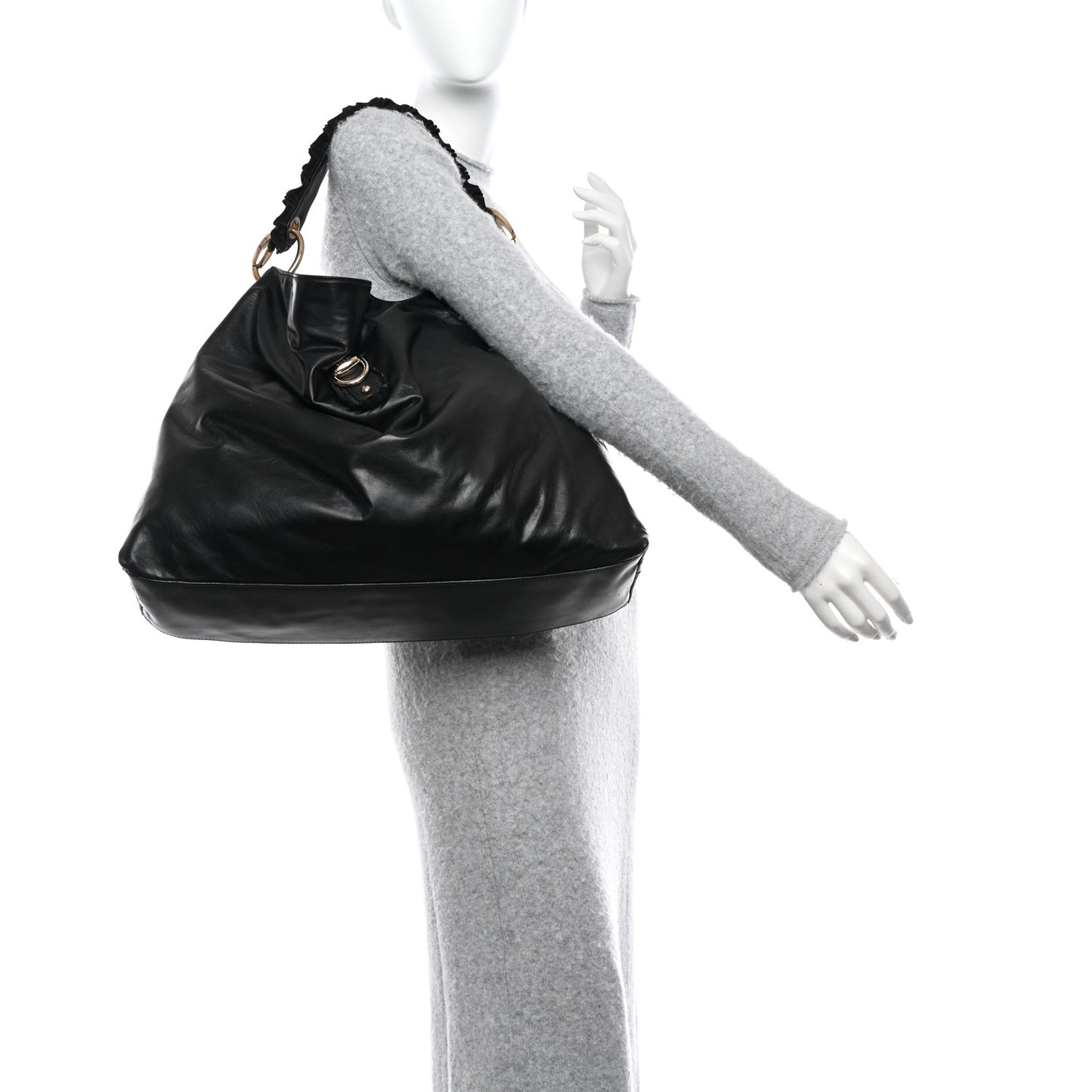 Calfskin Large Sabrina Black