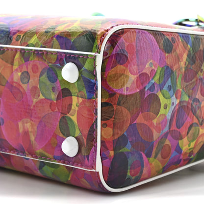 Christian Dior X HUANG YUXING Lambskin Printed Mini Lady Dior Art White Multicolor 10 of 11
