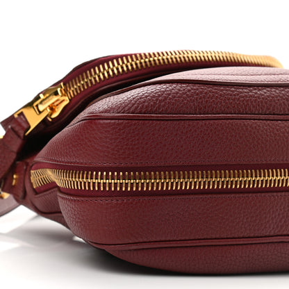Tom Ford Calfskin Medium Jennifer Crossbody Wine 8 of 10