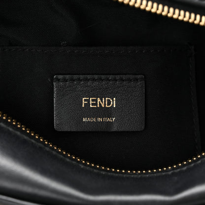 Fendi Vitello Century F is Fendi Bi-Color FF 1974 Embossed Camera Case Maya Black 6 of 10