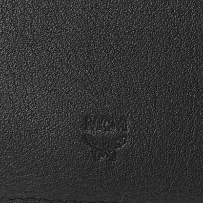 MCM Visetos Compact Wallet Black 6 of 7