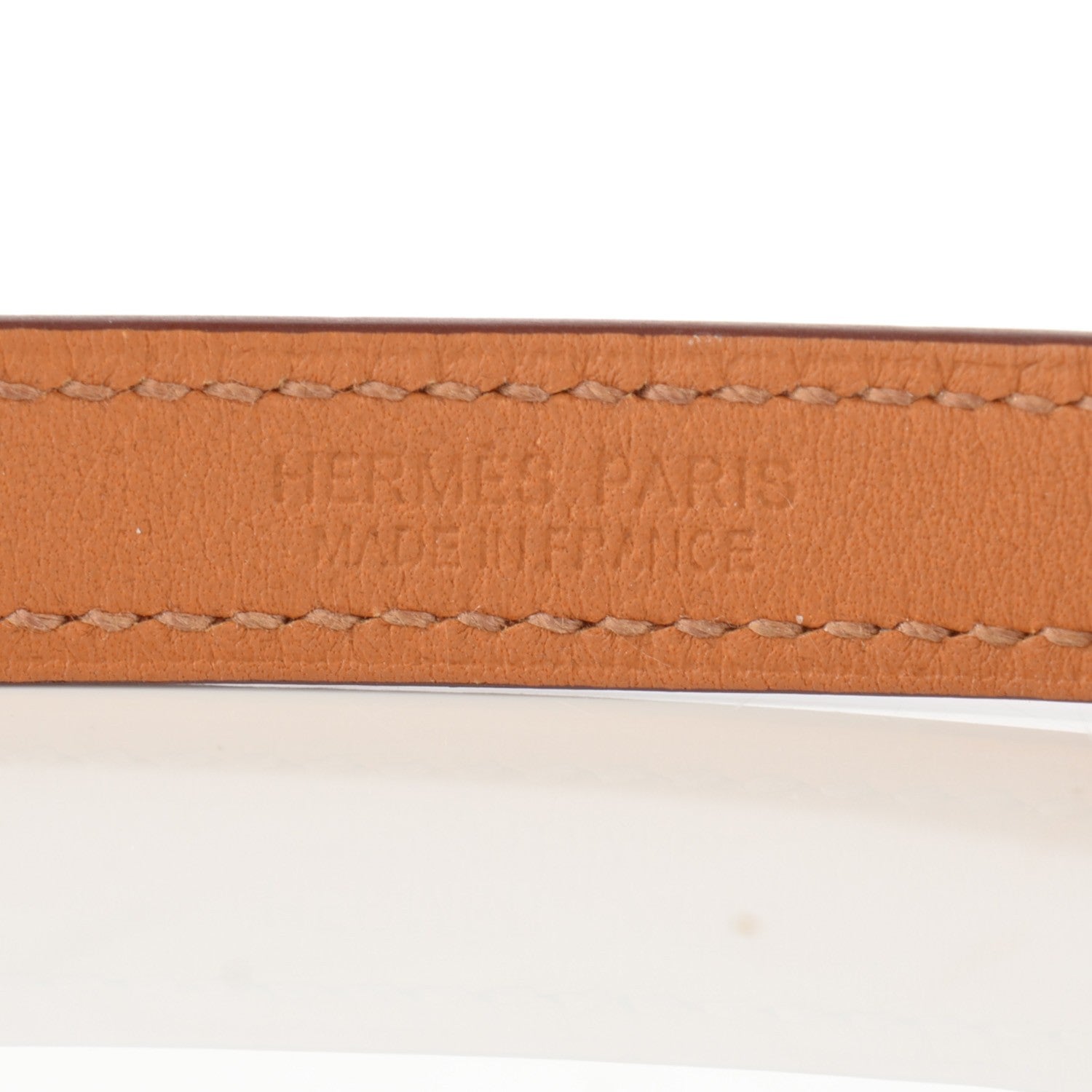 Hermes Epsom Micro Rivale Bracelet S Orange 6 of 7