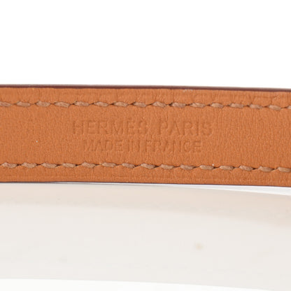 Hermes Epsom Micro Rivale Bracelet S Orange 6 of 7