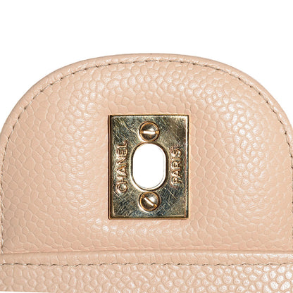 Chanel Caviar Quilted Jumbo Double Flap Beige Clair 8 of 8