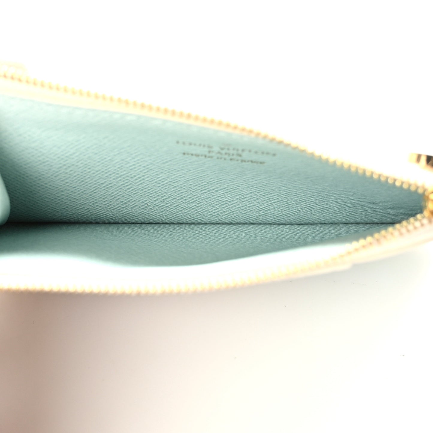 Damierlicious Zipped Romy Card Holder Pistachio Green