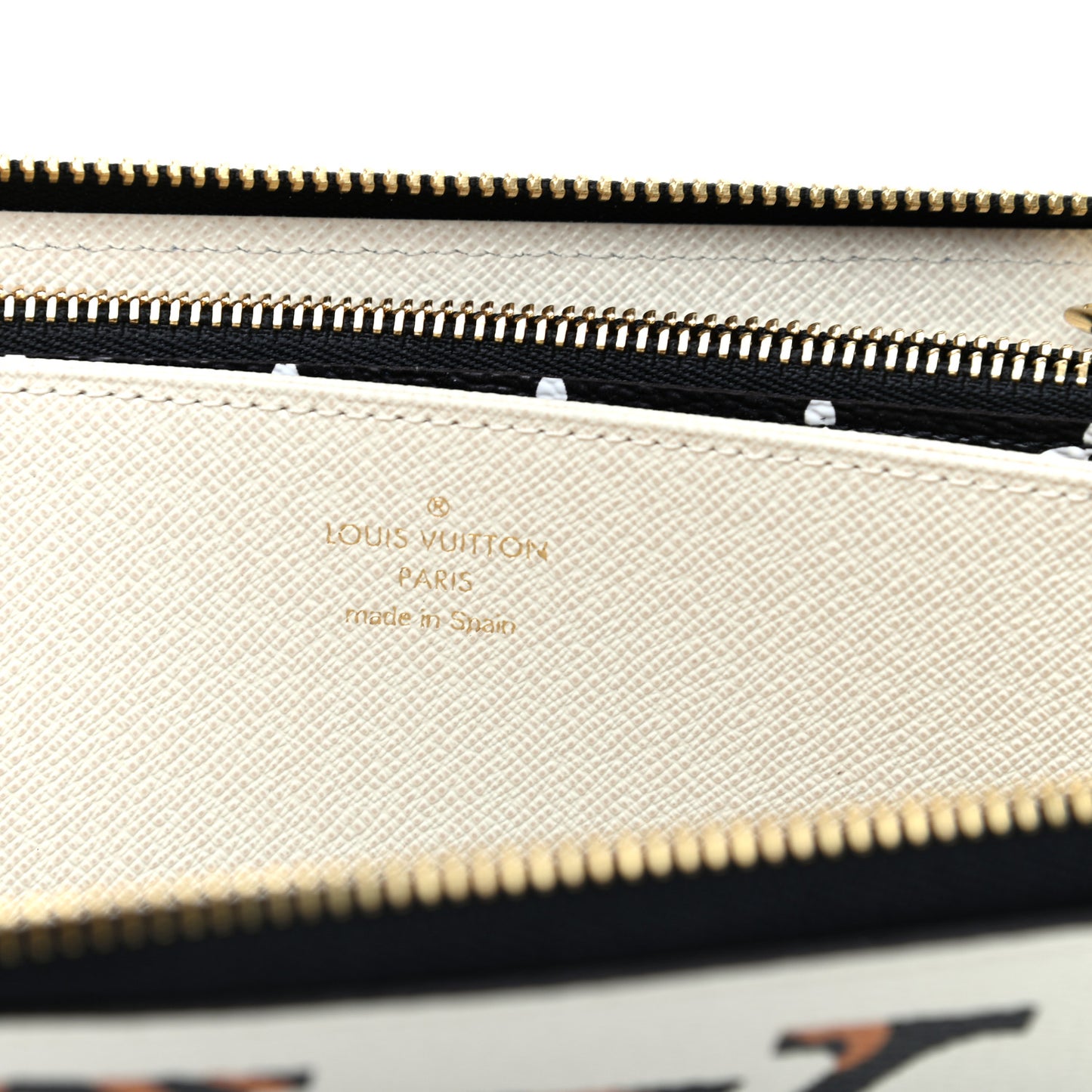Monogram Giant Jungle Zippy Wallet Ivory