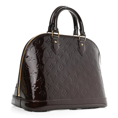 Louis Vuitton Vernis Alma PM Amarante 3 of 9