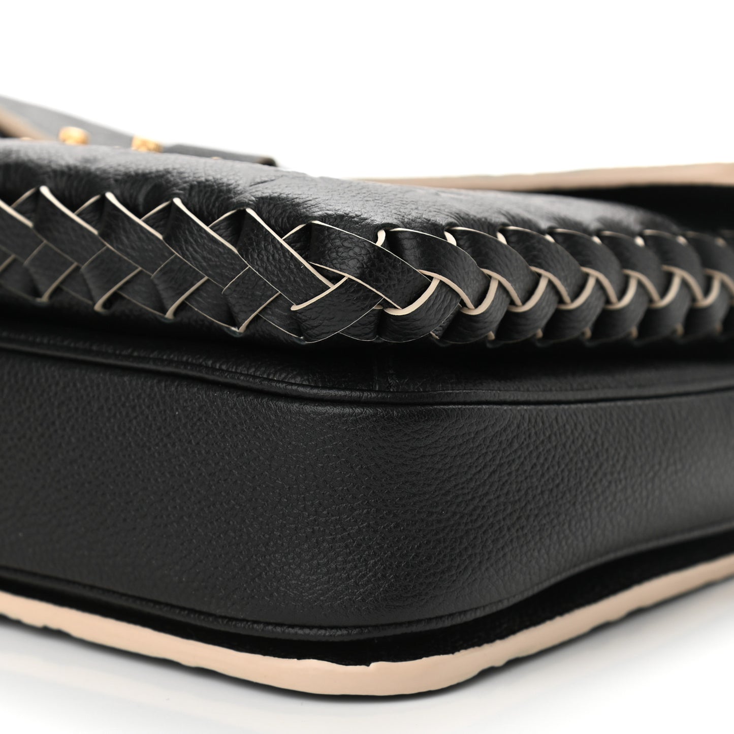 Empreinte Braided Pochette Metis Black
