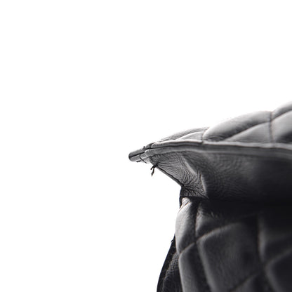 Chanel Calfskin Quilted Small Chic and Soft Shopping Tote Black 10 of 12