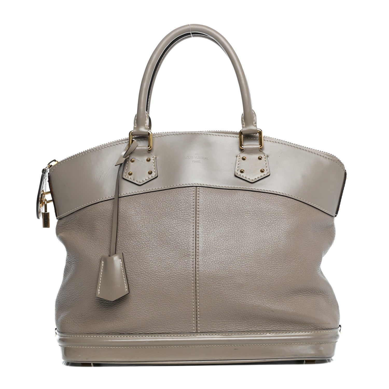 Louis Vuitton Suhali Lockit MM Greige 1 of 12