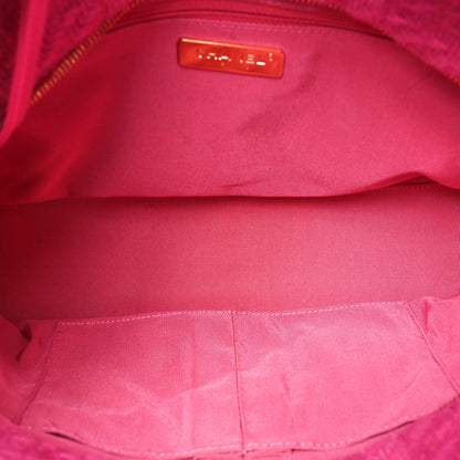 Chanel Wool Tweed Medium Zipped Shopping Tote Pink 5 of 10