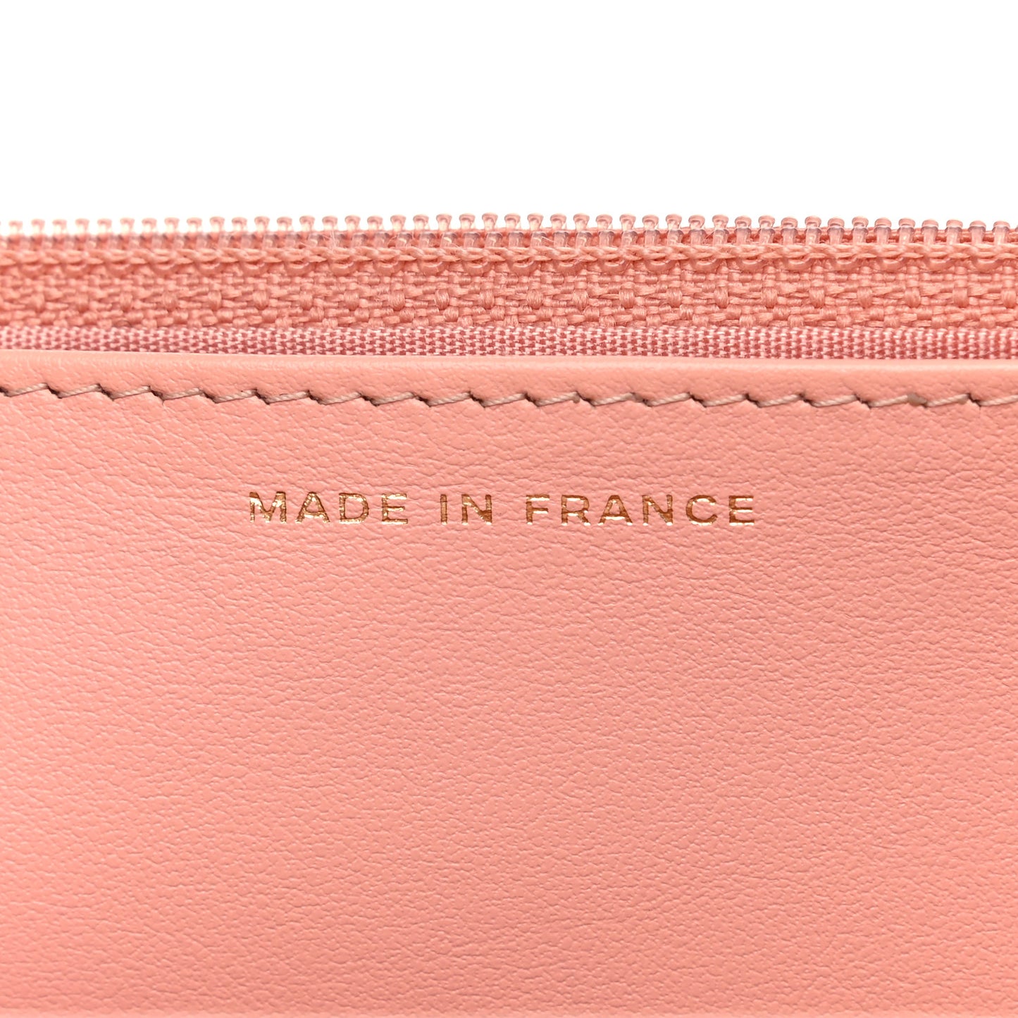 Caviar Quilted Boy Wallet On Chain WOC Light Pink