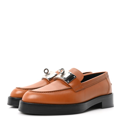 Hermes Calfskin Womens Hot Loafer 38 Naturel 4 of 10
