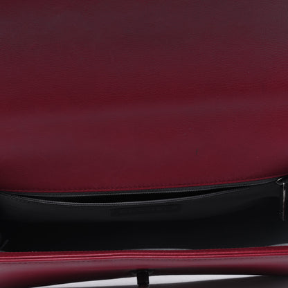 Chanel Calfskin Stitched New Medium Boy Flap Red 5 of 14
