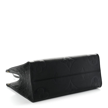 Louis Vuitton Empreinte Monogram Giant Onthego MM Black 4 of 9