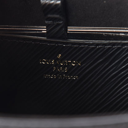 Louis Vuitton Epi Studded Sol Twist Shoulder Bag MM Black 6 of 9